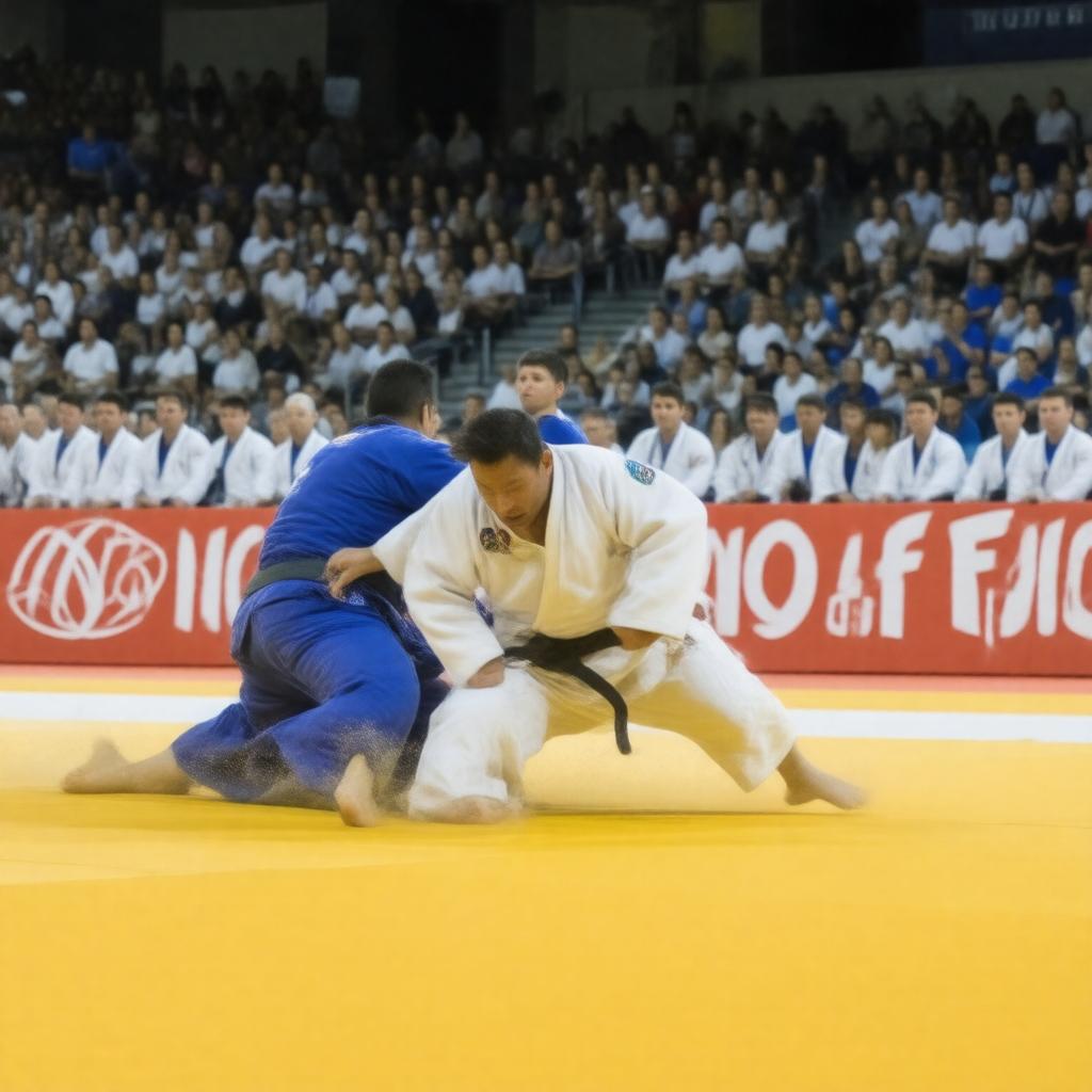 AI-created image of World Judo Championships