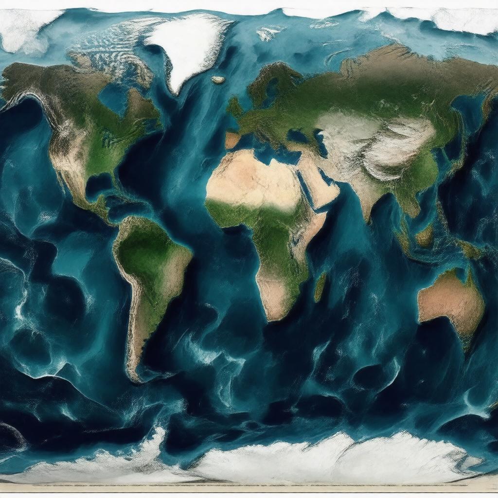 AI-created image of World Ocean