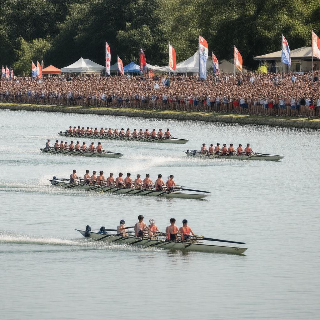 AI-created image of World Rowing Championships