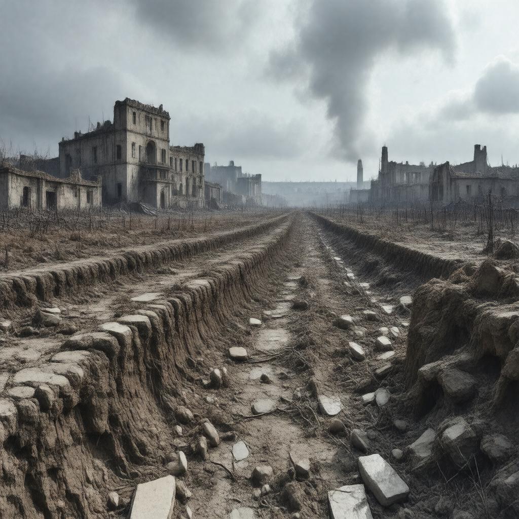 AI-created image of World War I