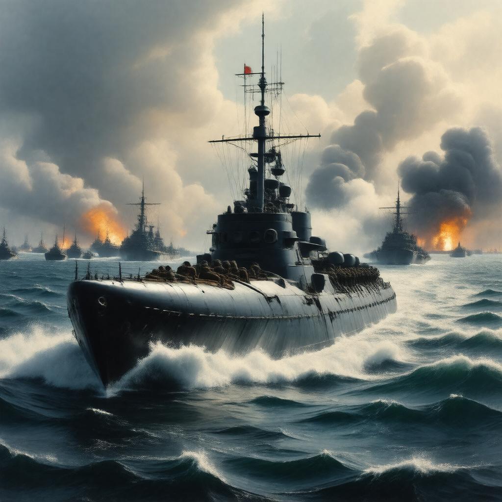 Click to view larger image AI-created image of World War II (as Soviet Navy)