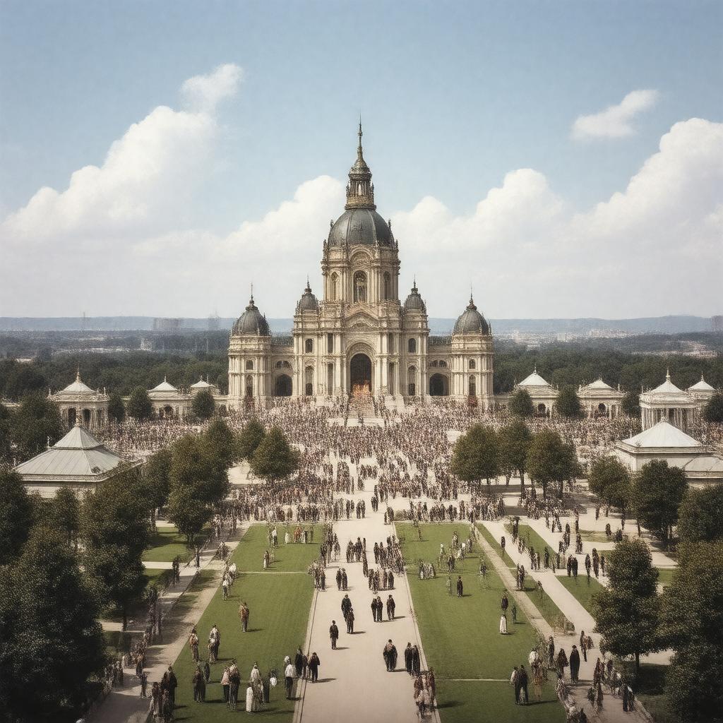 Click to view larger image AI-created image of World's Fair (Louisiana Purchase Exposition)