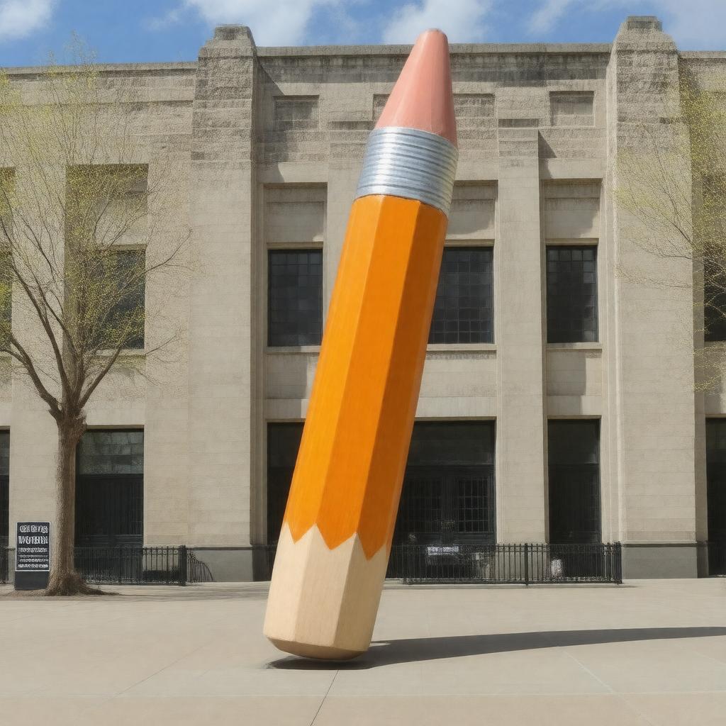 AI-created image of World's Largest Pencil