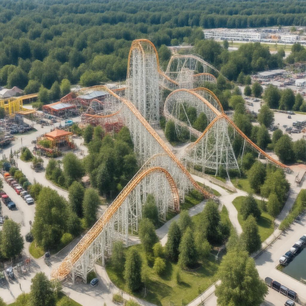 AI-created image of Worlds of Fun