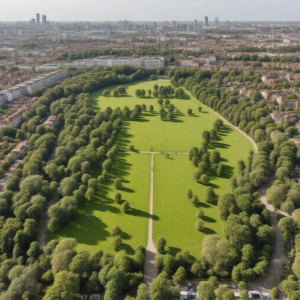 AI-created image of Wormwood Scrubs