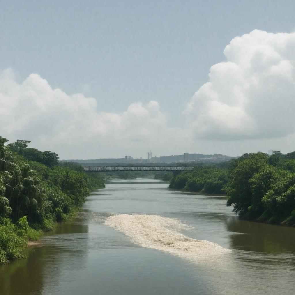 AI-created image of Wouri River