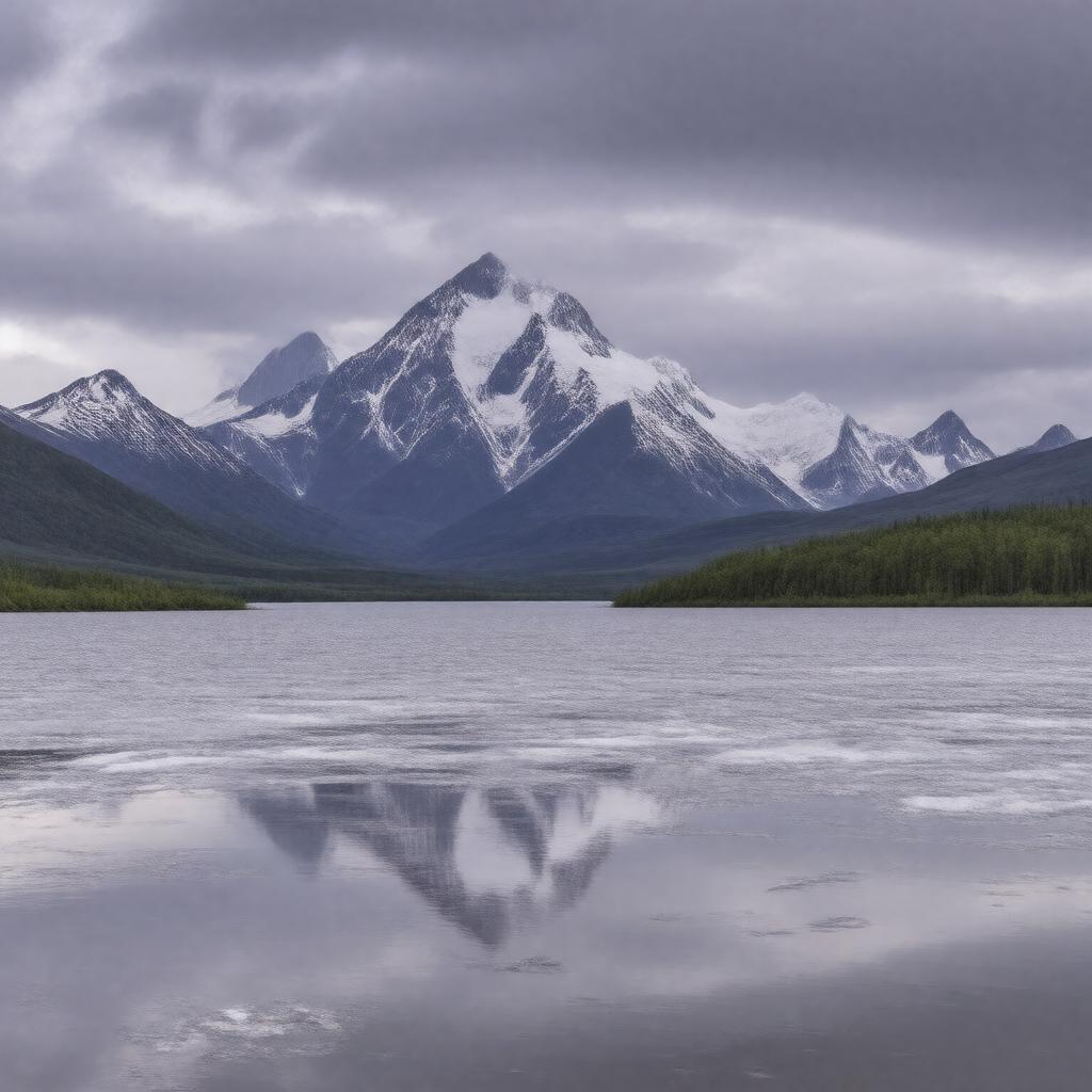 AI-created image of Wrangell–St. Elias National Park