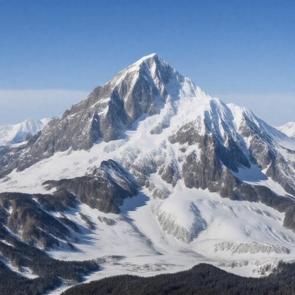 AI-created image of Wrangell Mountains