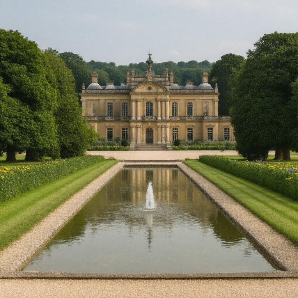 AI-created image of Wrest Park