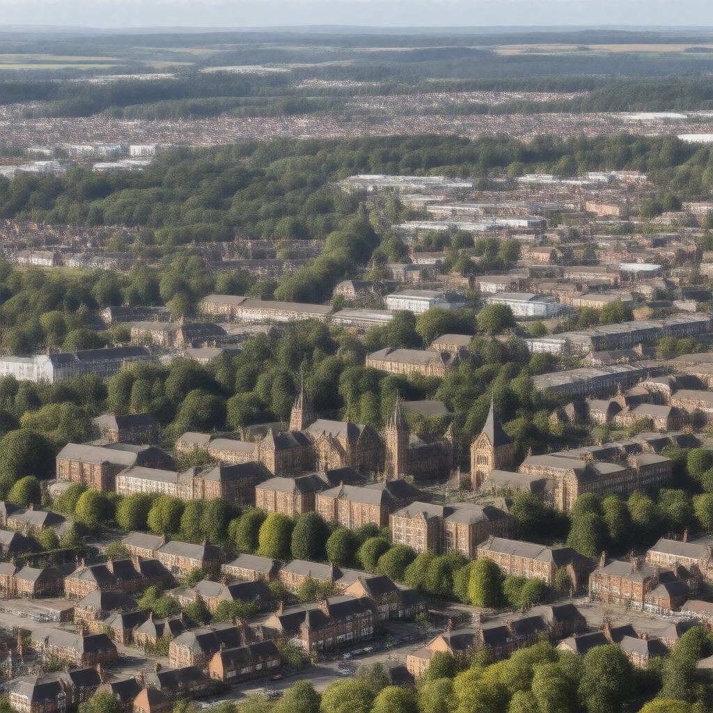 AI-created image of Wrexham