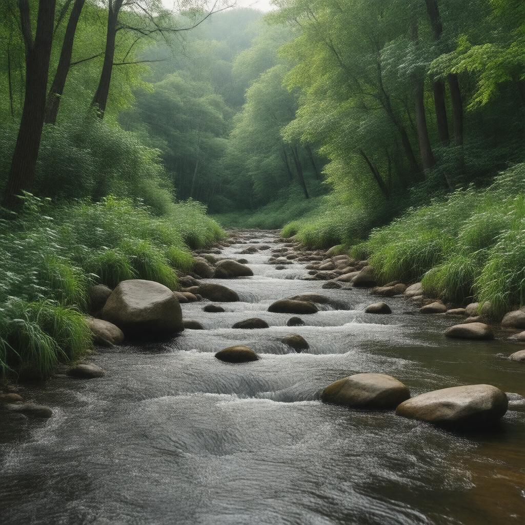AI-created image of Wright Brook