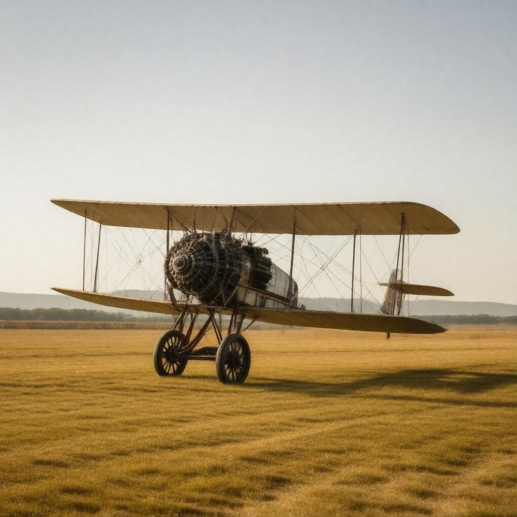 AI-created image of Wright Flyer