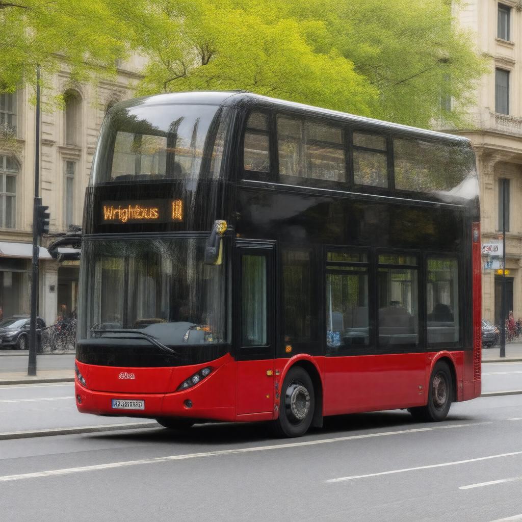 AI-created image of Wrightbus StreetDeck Hydroliner
