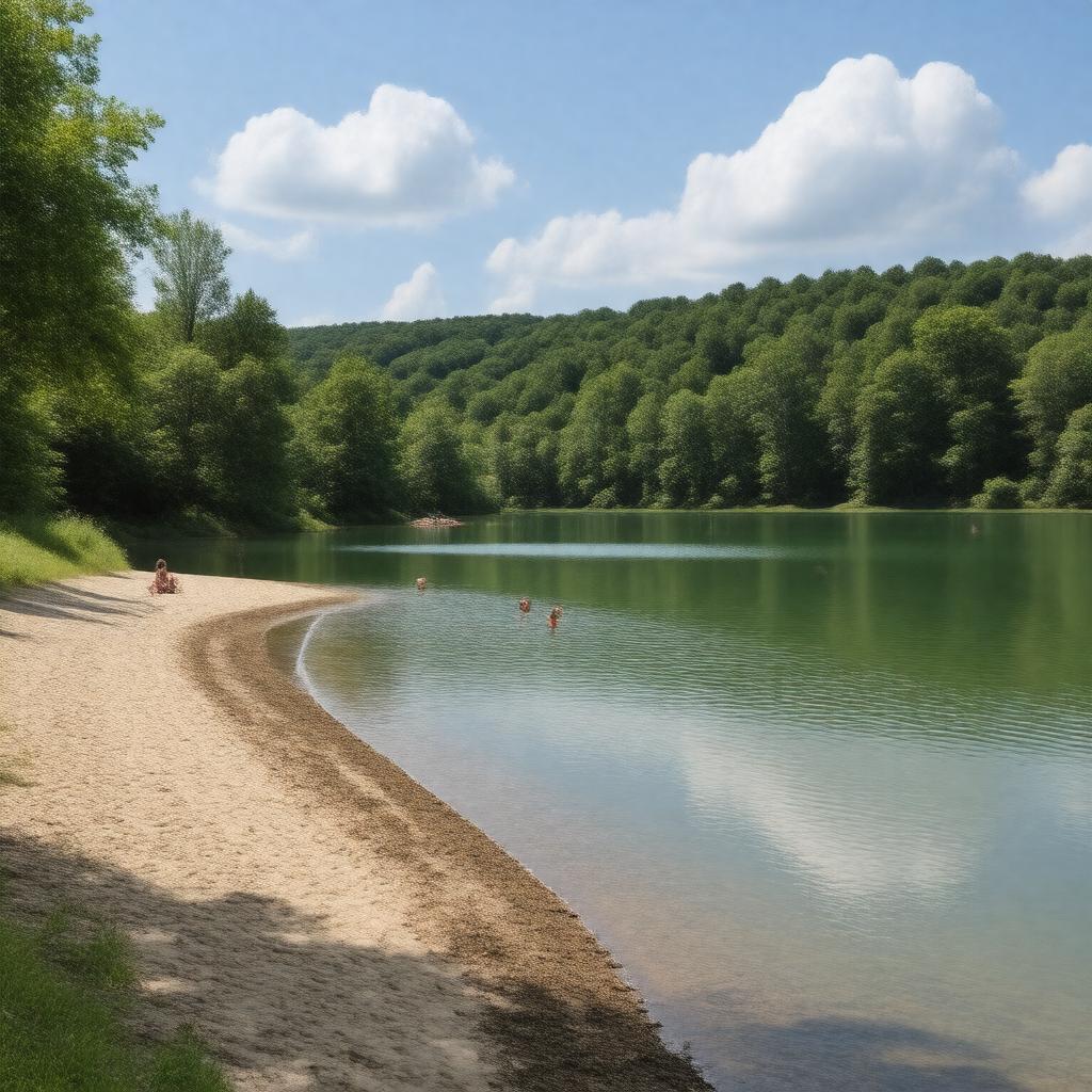 Click to view larger image AI-created image of Wright's Pond