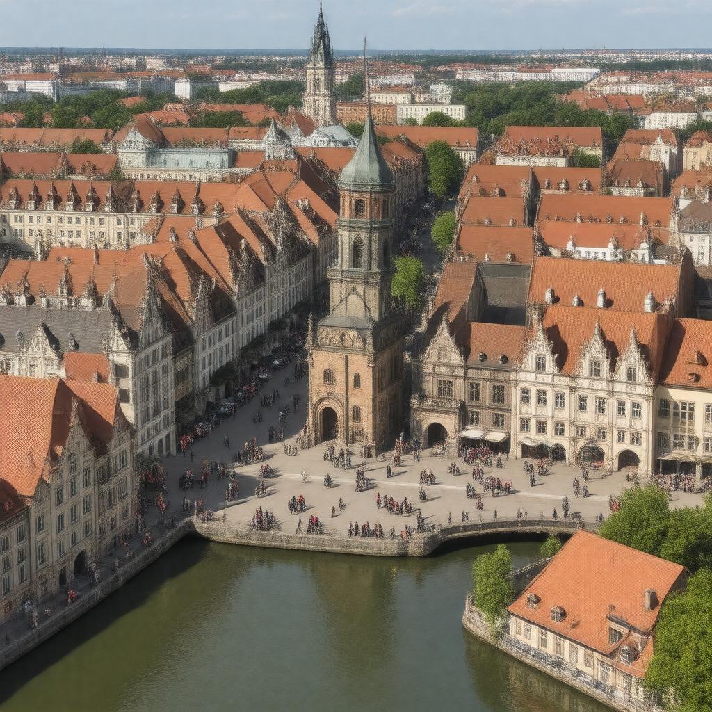 AI-created image of Wrocław