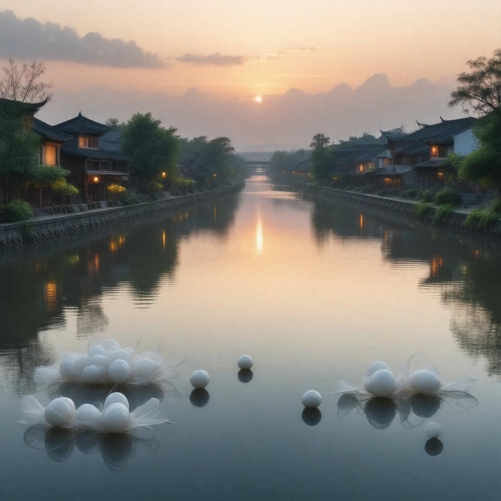 AI-created image of Wujiang District