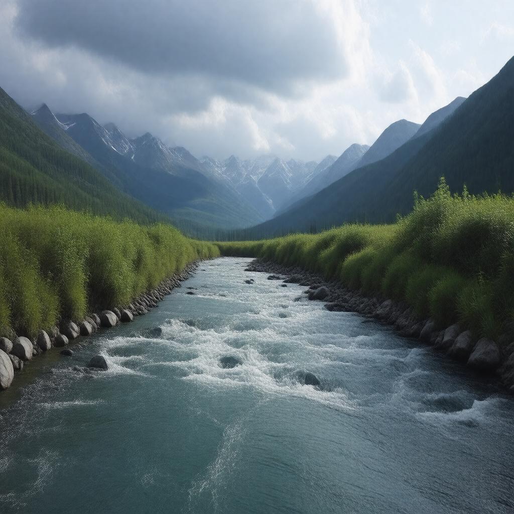 AI-created image of Wulik River