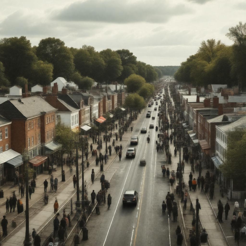 AI-created image of Wyandanch