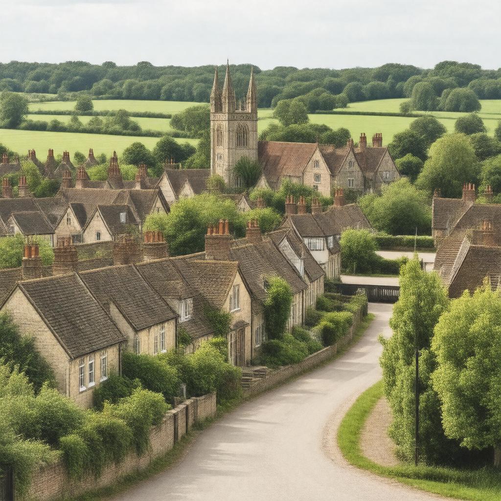 AI-created image of Wymondham