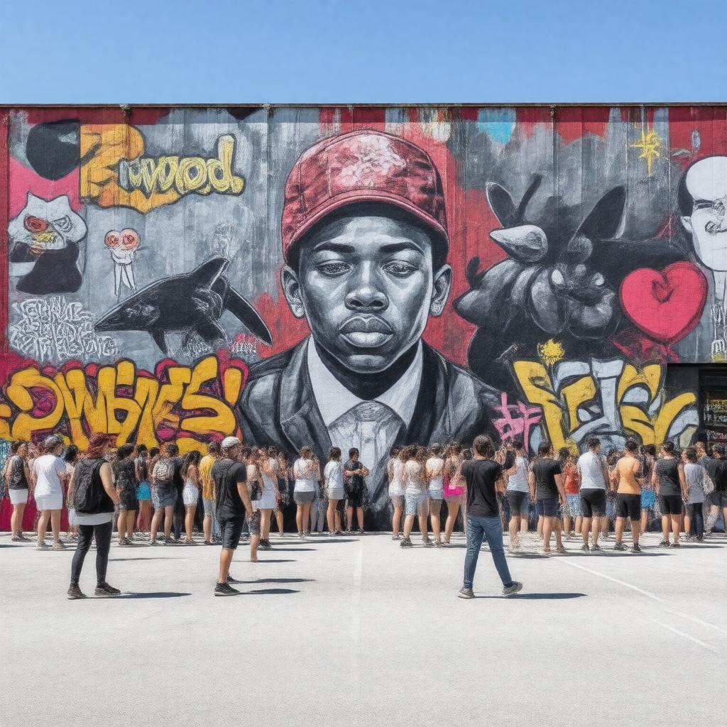 AI-created image of Wynwood Walls