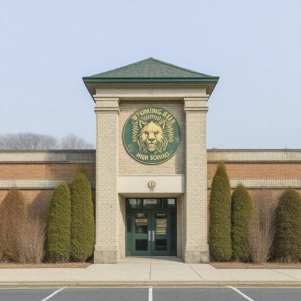 AI-created image of Wyoming Area High School
