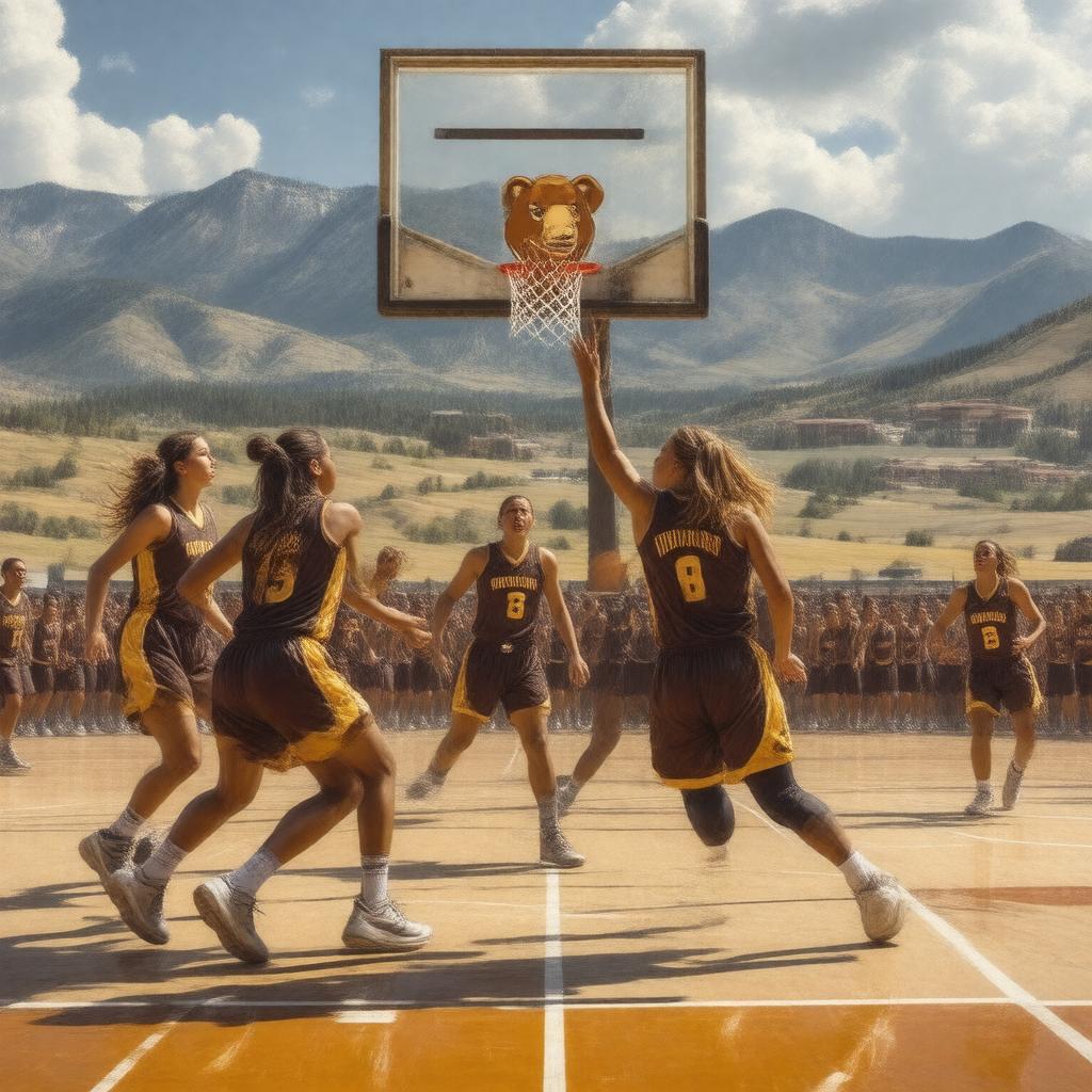 AI-created image of Wyoming Cowgirls