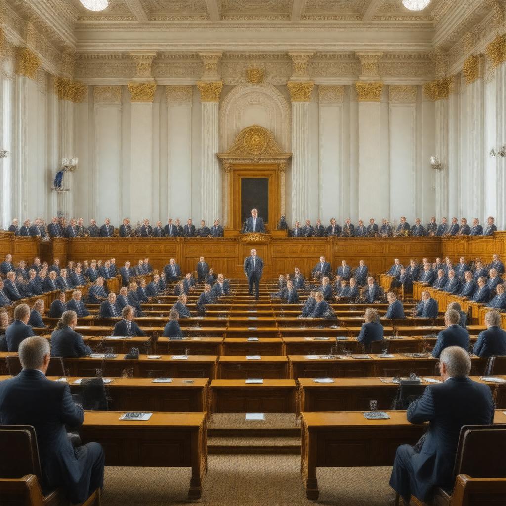 Click to view larger image AI-created image of Wyoming House of Representatives