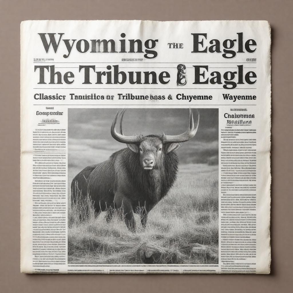 AI-created image of Wyoming Tribune Eagle