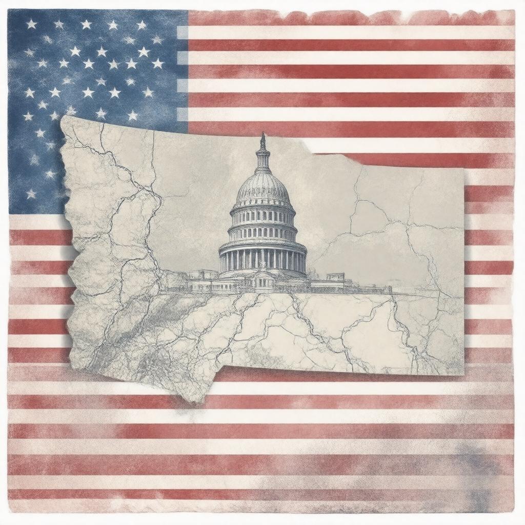 AI-created image of Wyoming at-large congressional district