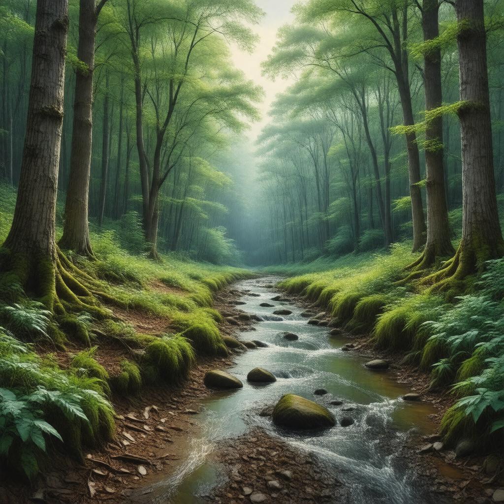 Click to view larger image AI-created image of Wyre Forest