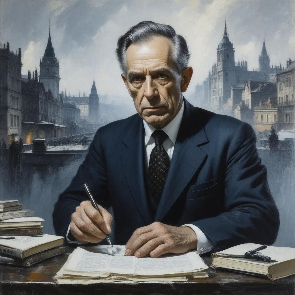 AI-created image of Wystan Hugh Auden