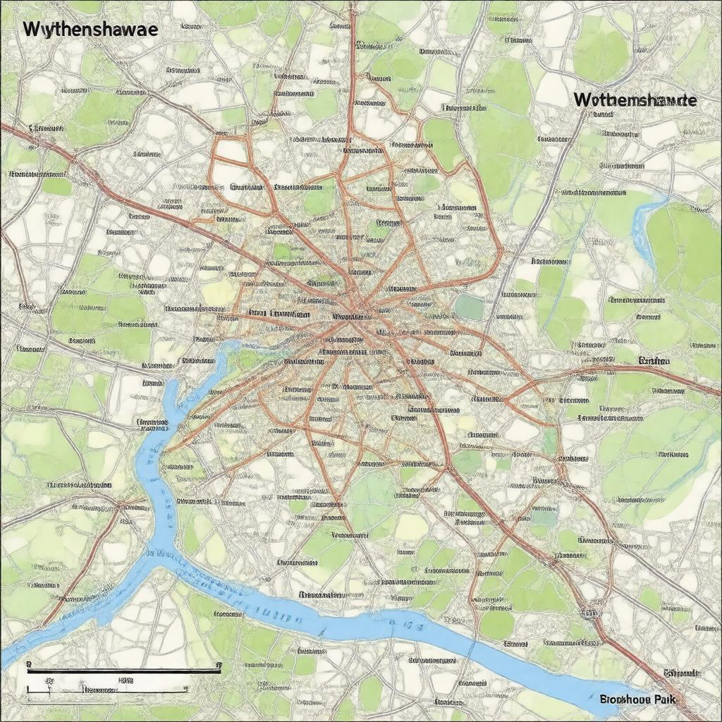 AI-created image of Wythenshawe and Sale East