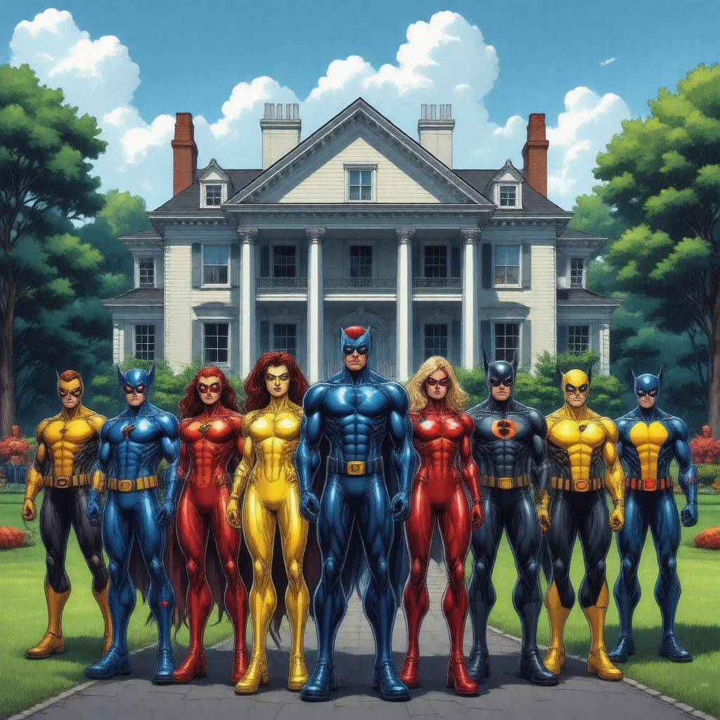 AI-created image of X-Men