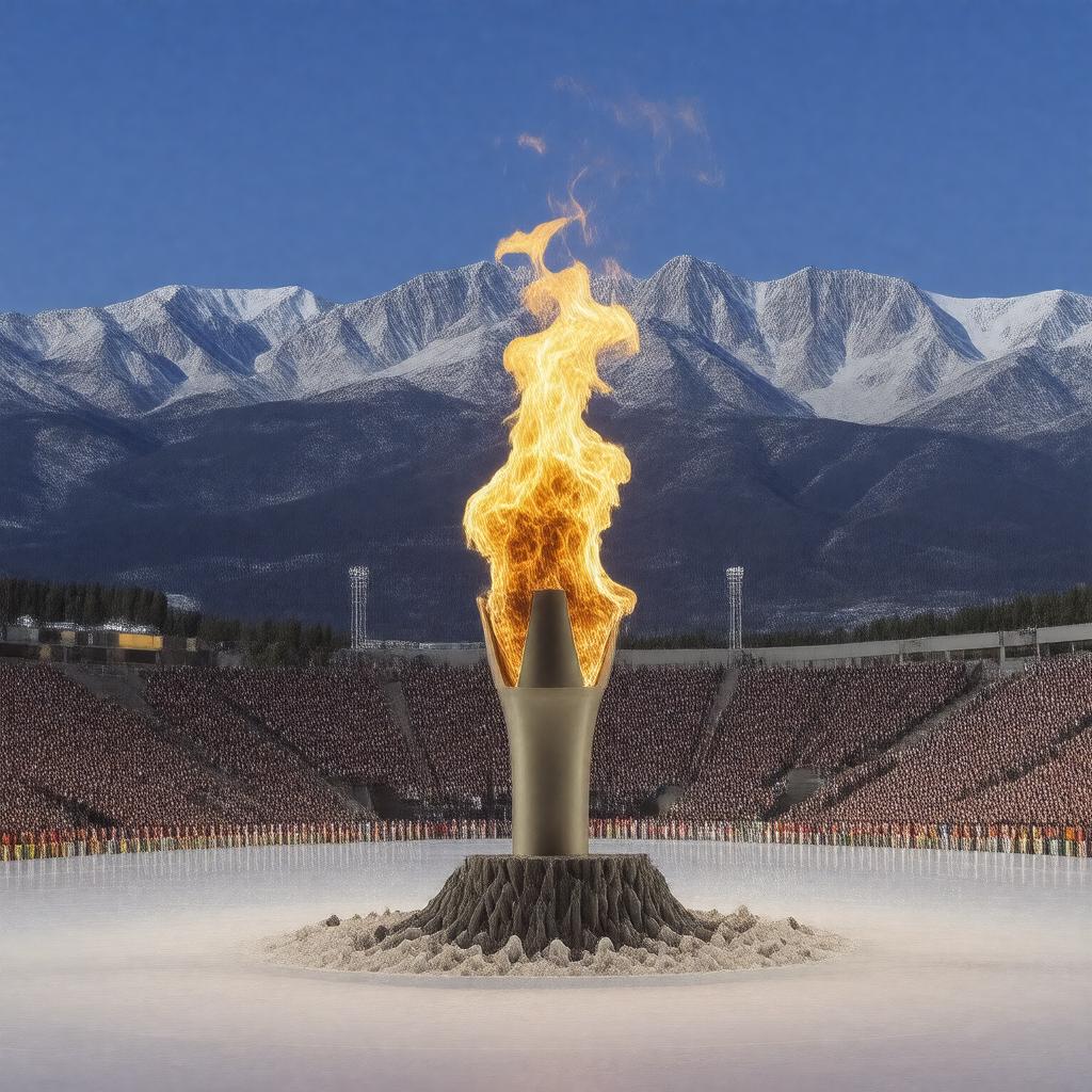 AI-created image of XIX Olympic Winter Games