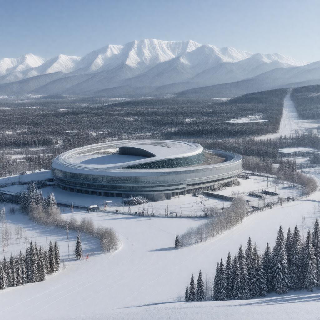 AI-created image of XVIII Olympic Winter Games