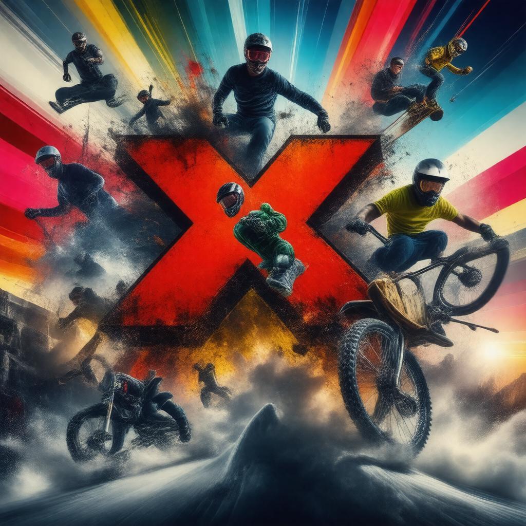 AI-created image of X Games