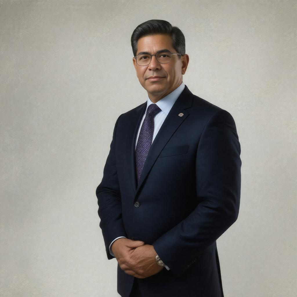 AI-created image of Xavier Becerra