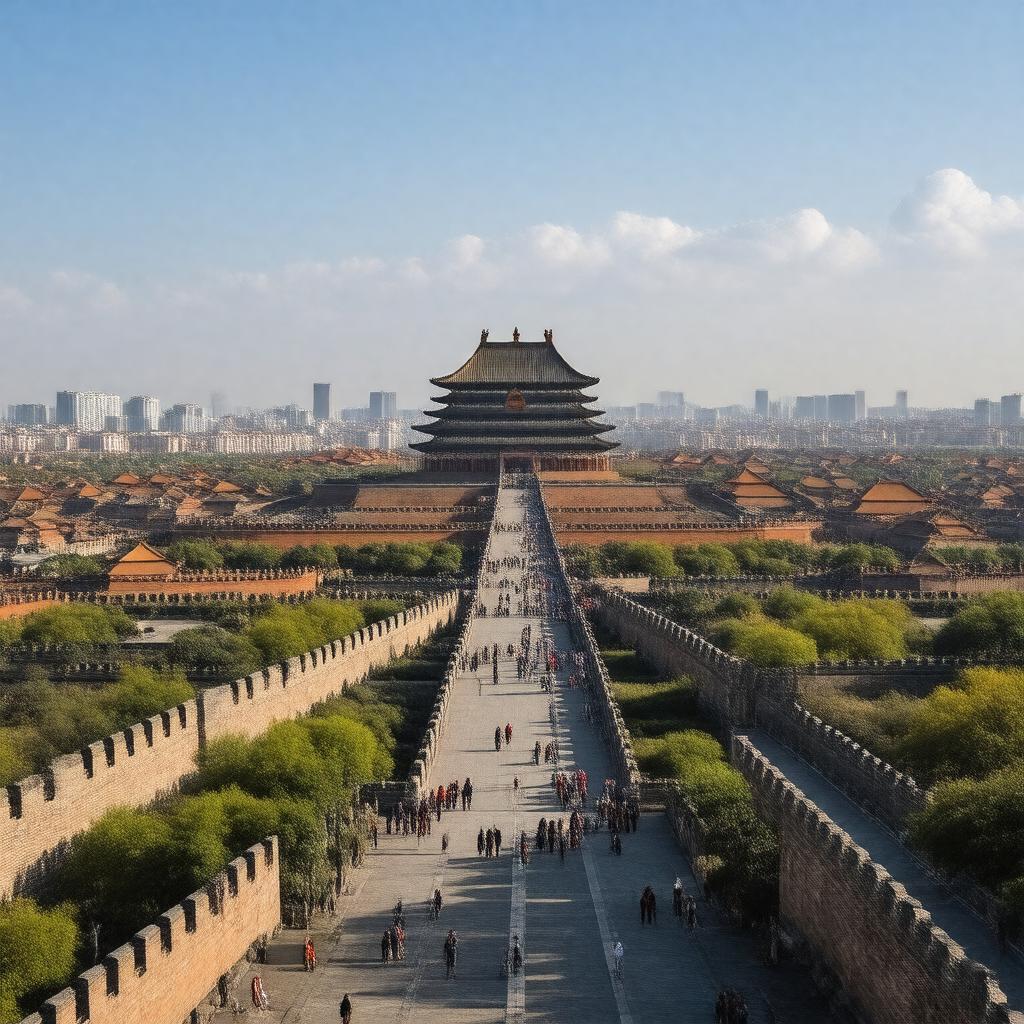 AI-created image of Xi'an, China