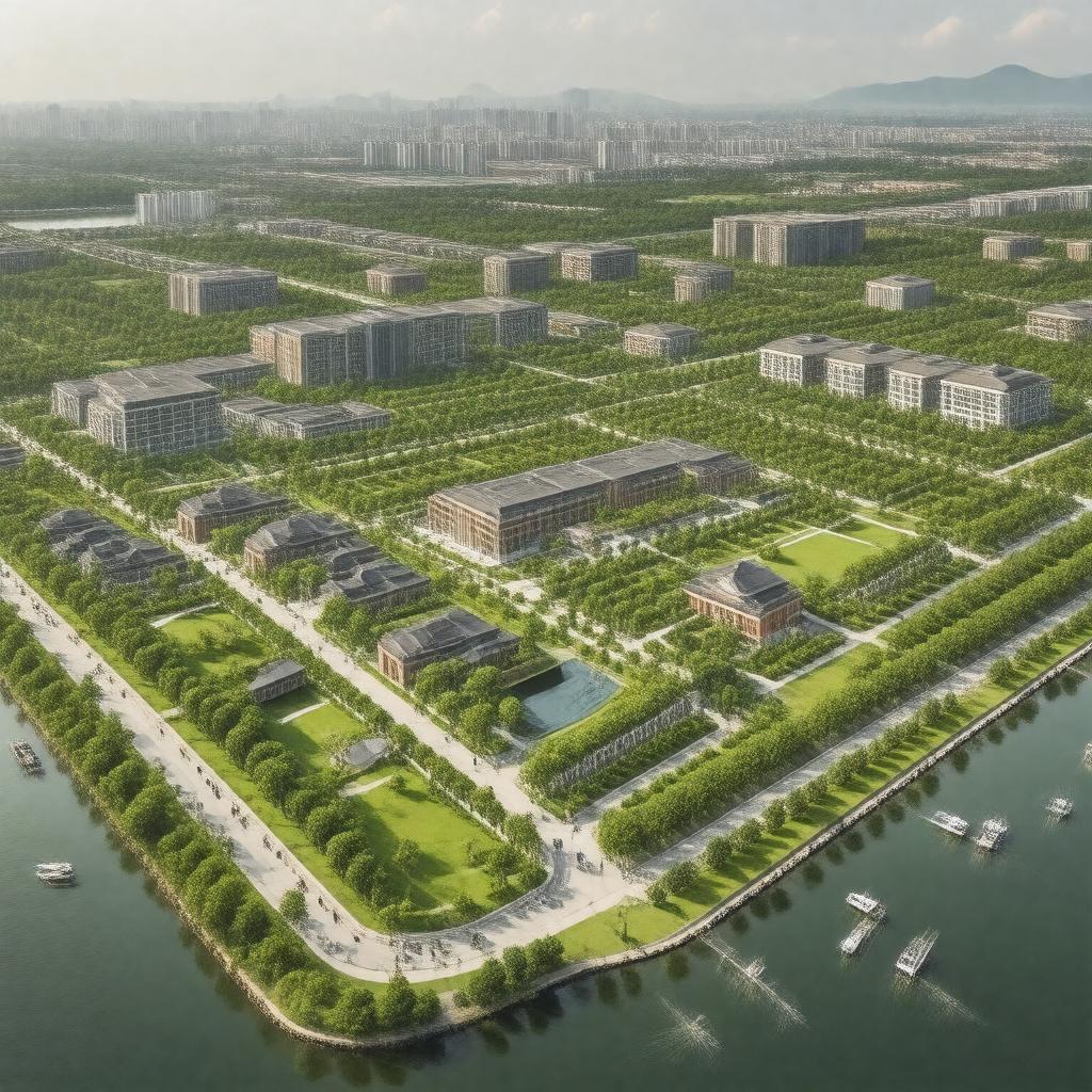 AI-created image of Xi’an Jiaotong-Liverpool University