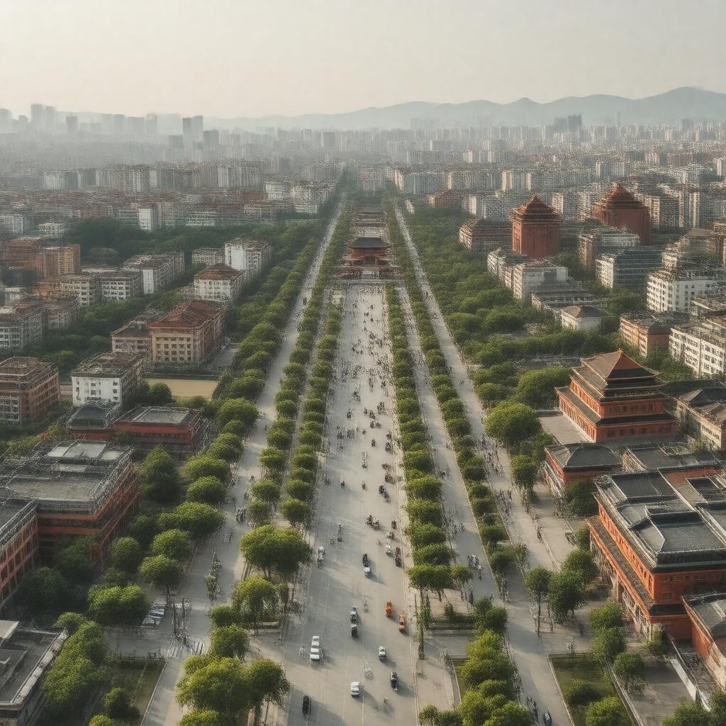 AI-created image of Xicheng District