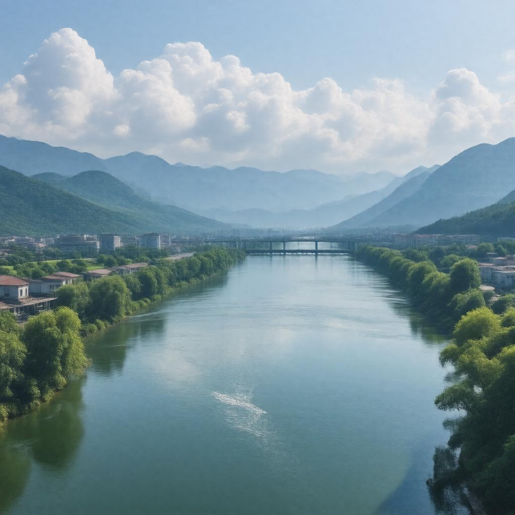 AI-created image of Xindian River