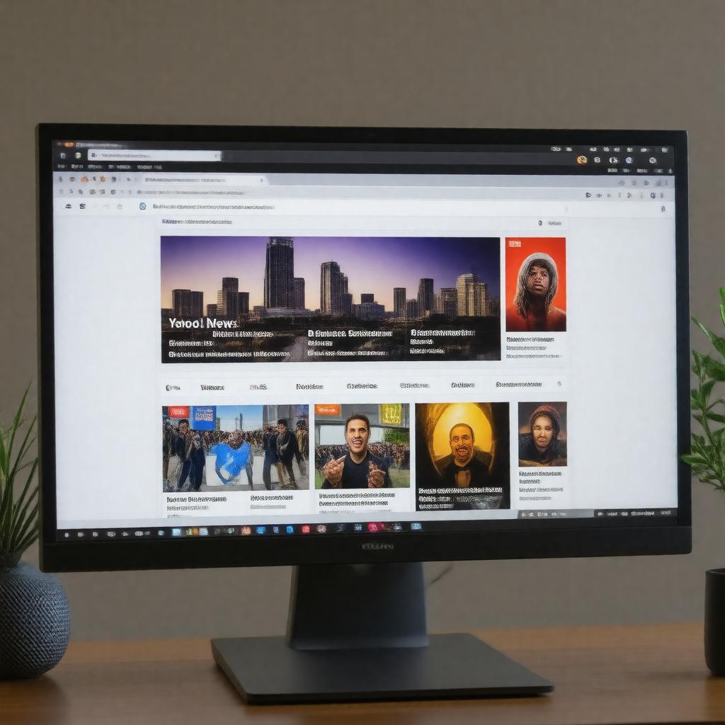 AI-created image of Yahoo News