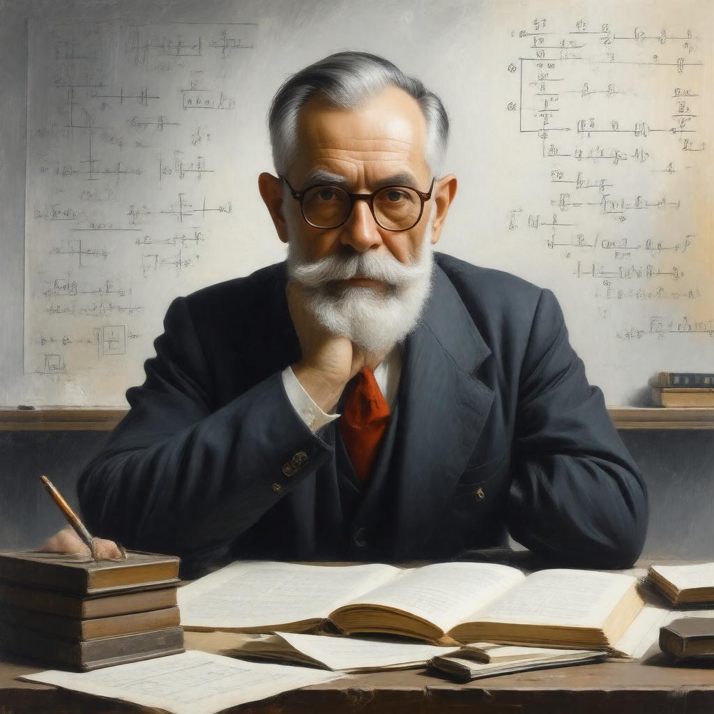 AI-created image of Yakov Sinai