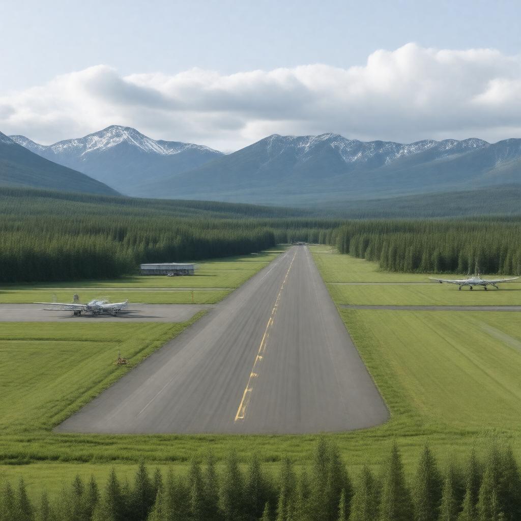 AI-created image of Yakutat Airport