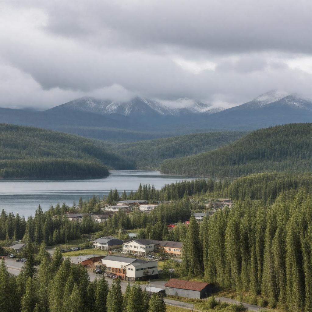 AI-created image of Yakutat