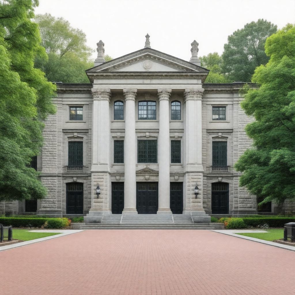 AI-created image of Yale Peabody Museum of Natural History