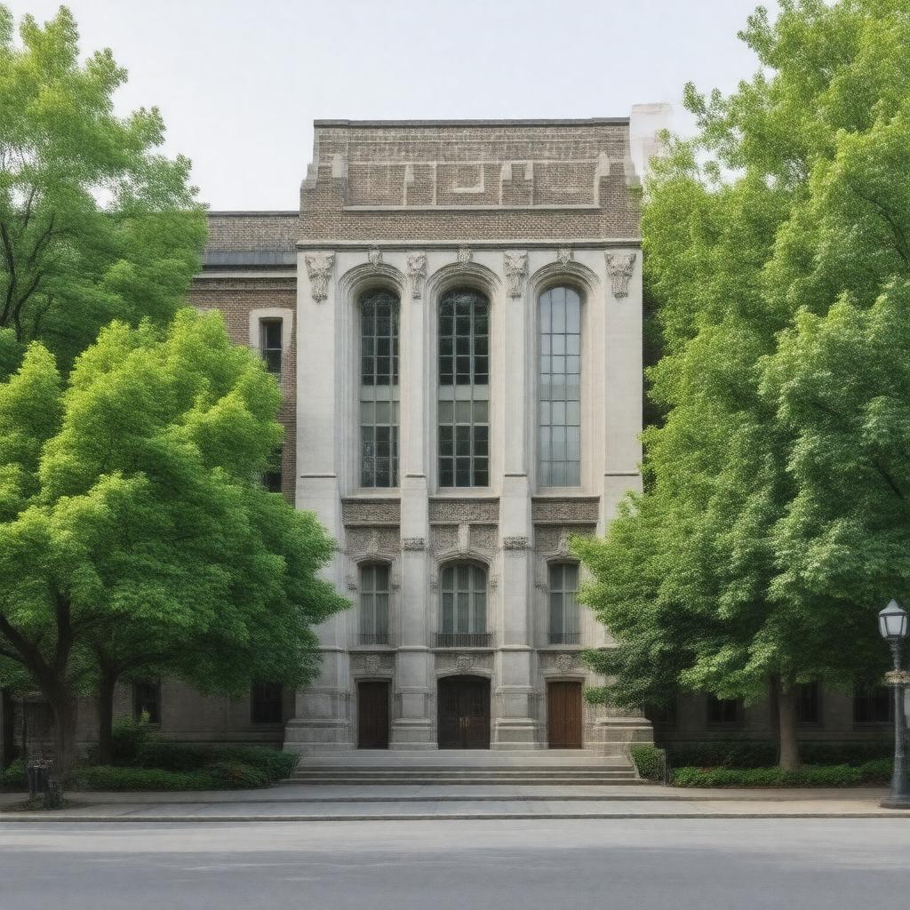 AI-created image of Yale School of Art