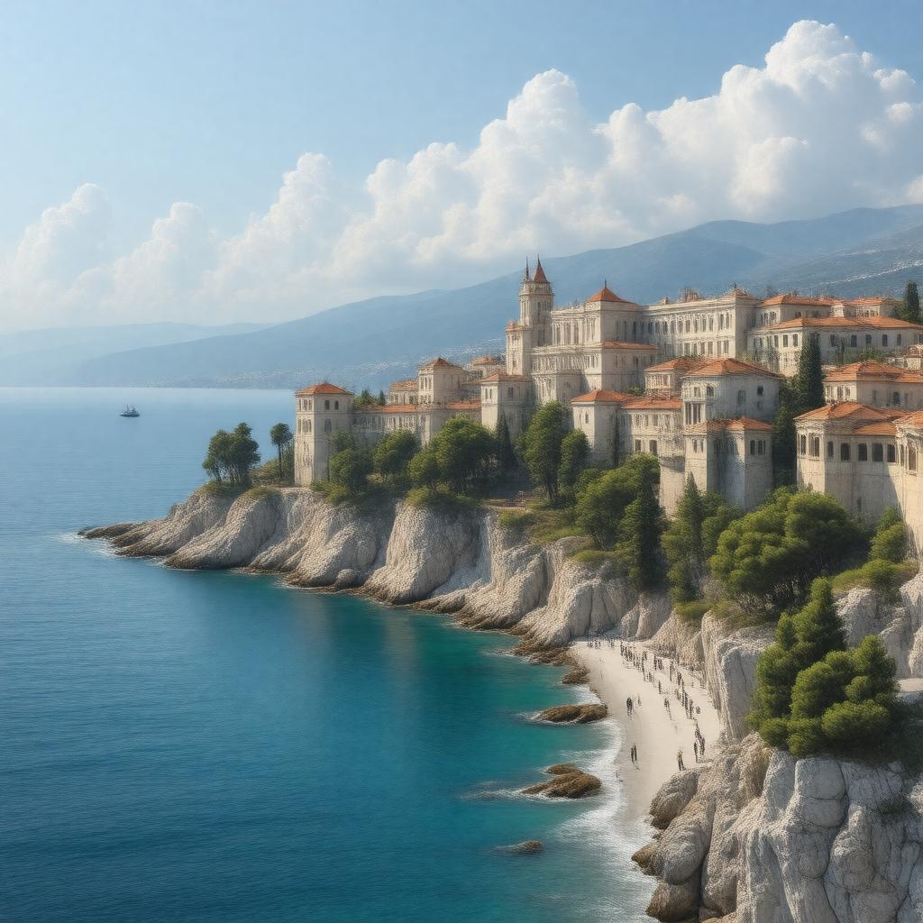 Click to view larger image AI-created image of Yalta, Crimea, Soviet Union