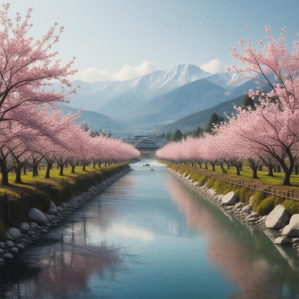 AI-created image of Yamagata, Japan