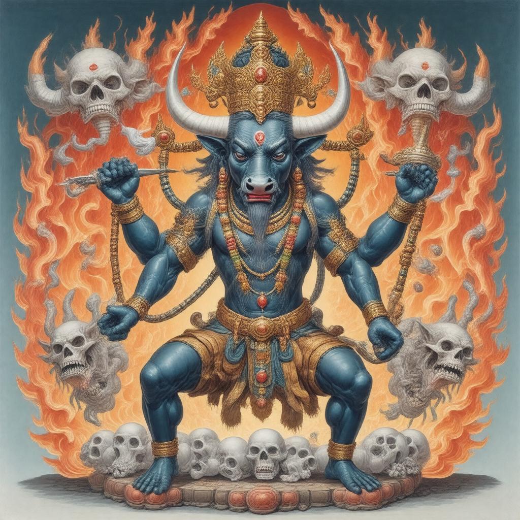 AI-created image of Yamantaka